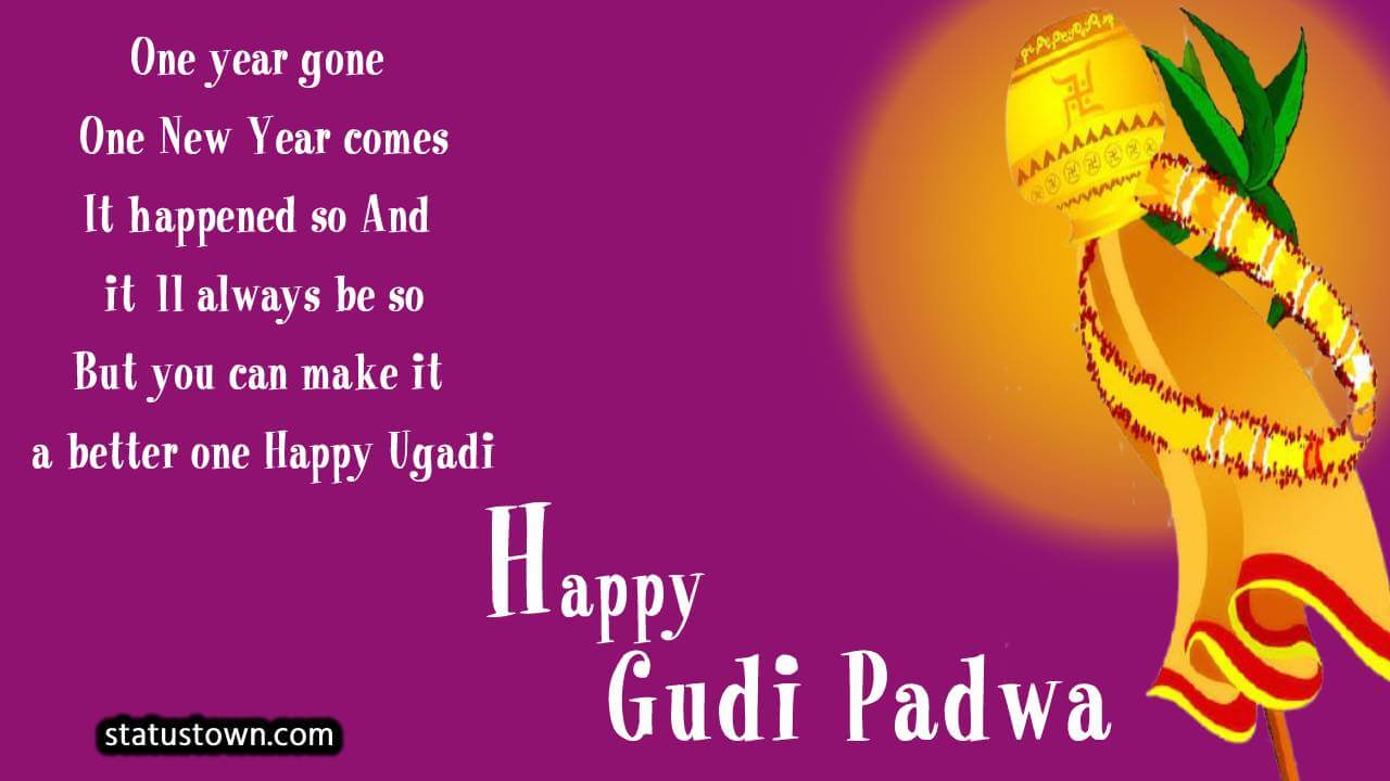 Happy Gudi Padwa Status in English