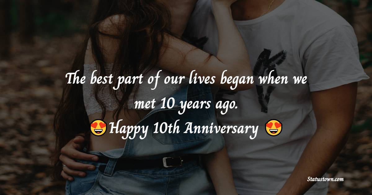meaningful 10th Anniversary Wishes for Husband