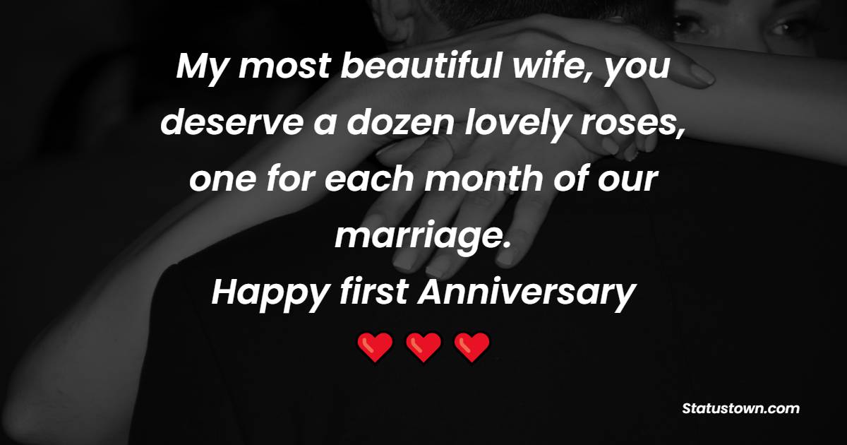 1st Anniversary Quotes for Wife