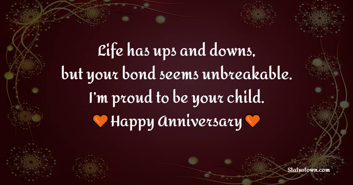 20th Anniversary Status for Parents