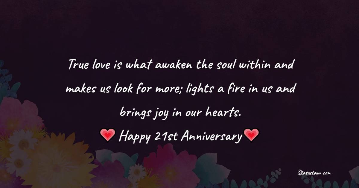21st Anniversary Wishes