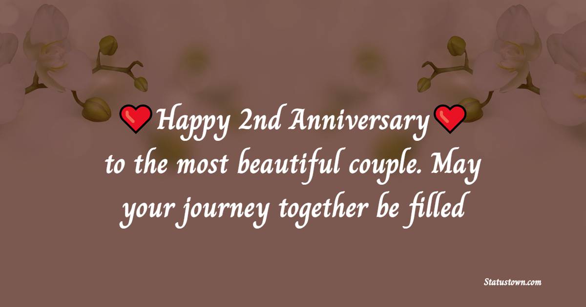 2nd Anniversary Wishes for Brother