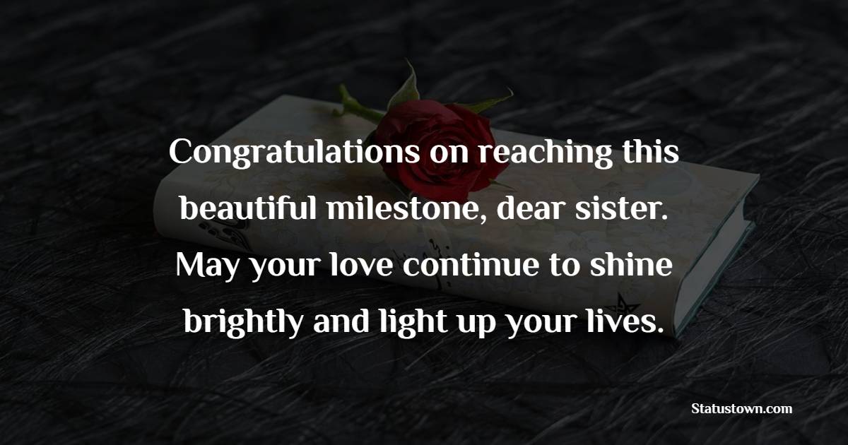 Touching 2nd Anniversary Wishes for Sister