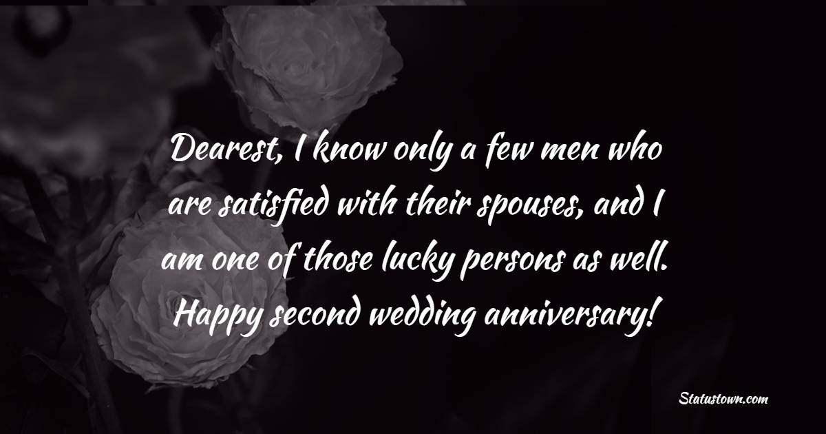 Best 2nd Anniversary Wishes for Wife