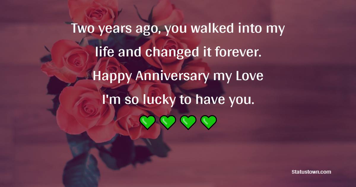 meaningful 2nd Relationship Anniversary Wishes for Girlfriend