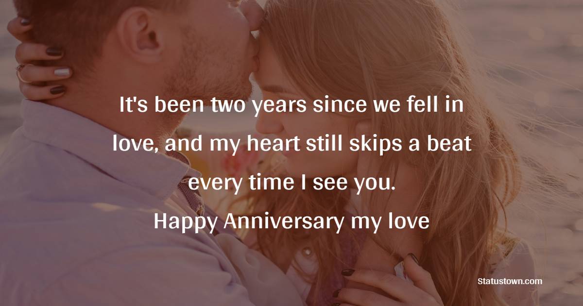 Unique 2nd Relationship Anniversary Wishes for Girlfriend