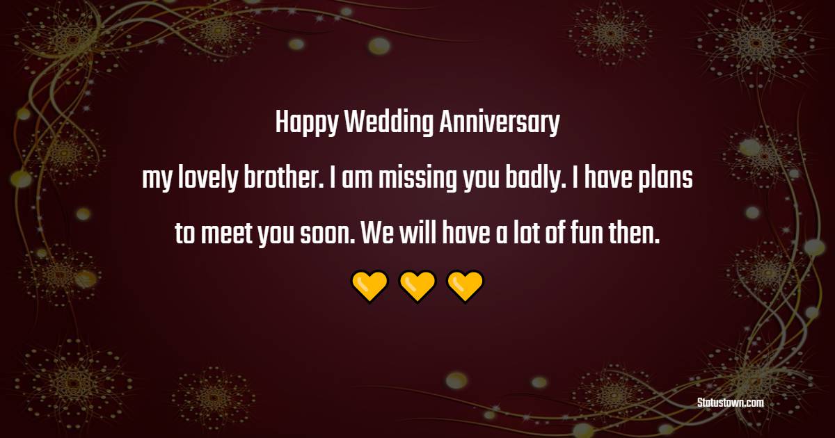 Best 3rd Anniversary Wishes for Brother