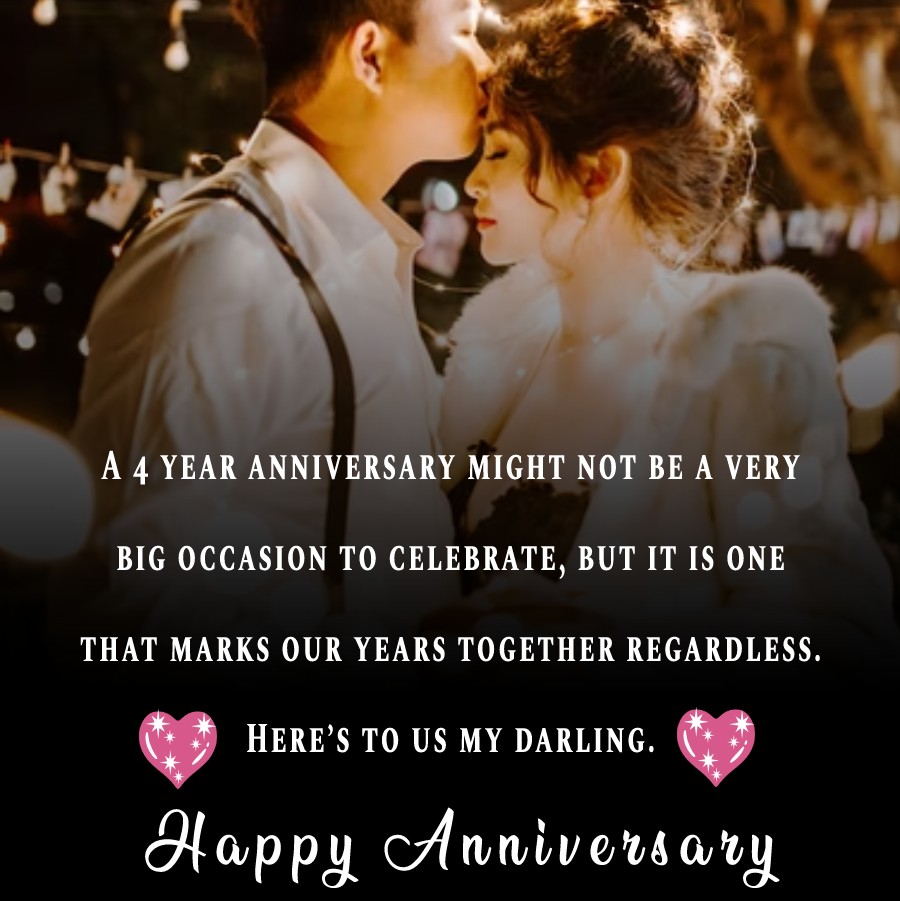 4th anniversary quotes for husband