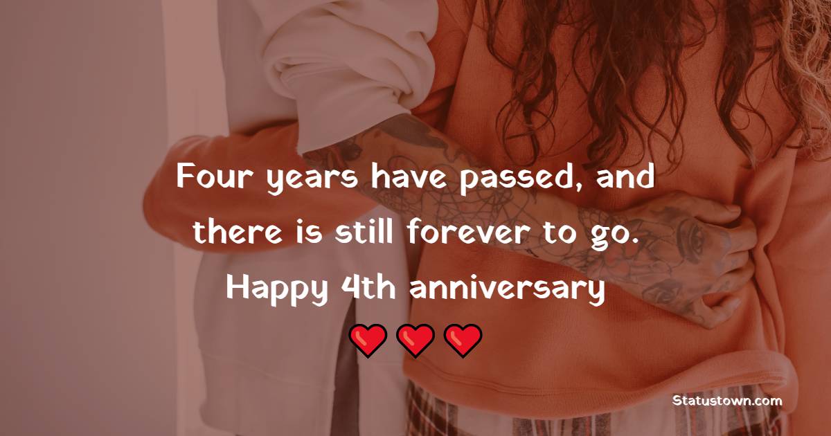 20 Heart Touching 4th Anniversary Wishes Status Messages And Images 