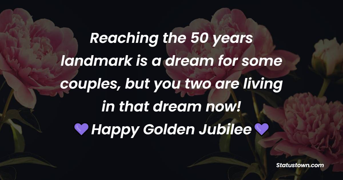 50th Anniversary Wishes 