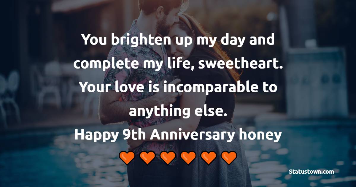 Amazing 9th Anniversary Wishes