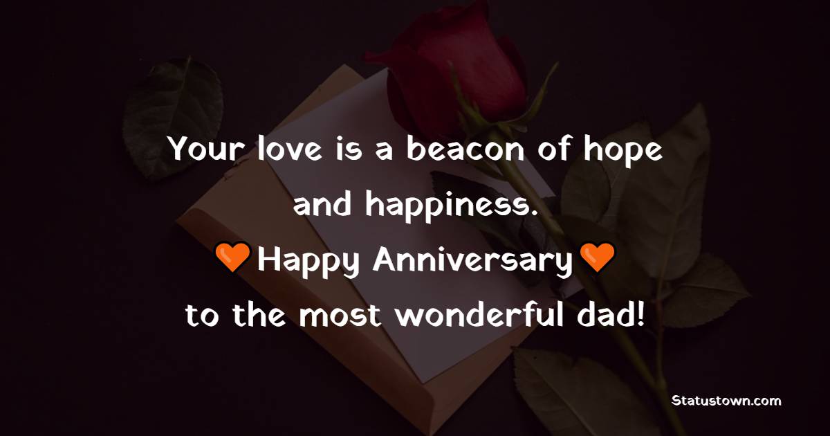 Advance Anniversary Wishes for Dad