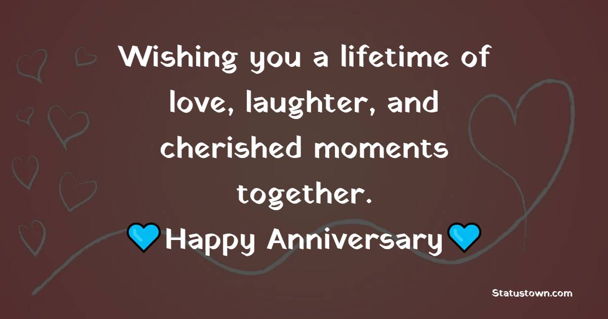 Wishing you a lifetime of love, laughter, and cherished moments ...