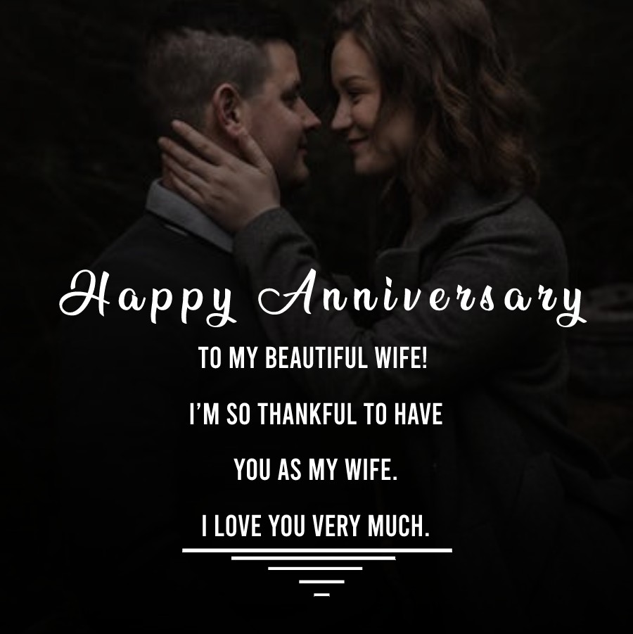 Touching Anniversary Wishes for Wife