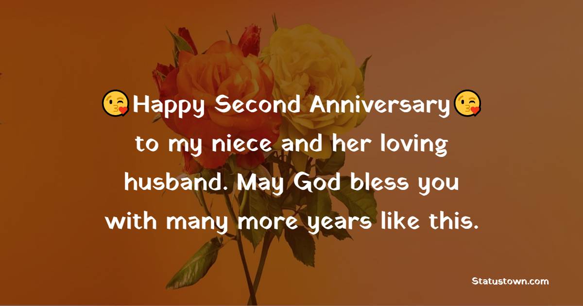 Deep Anniversary Wishes for niece 