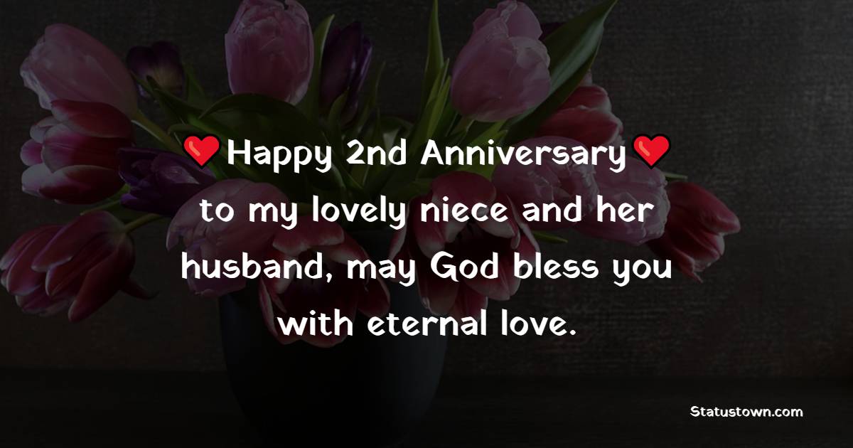 Best Anniversary Wishes for niece 