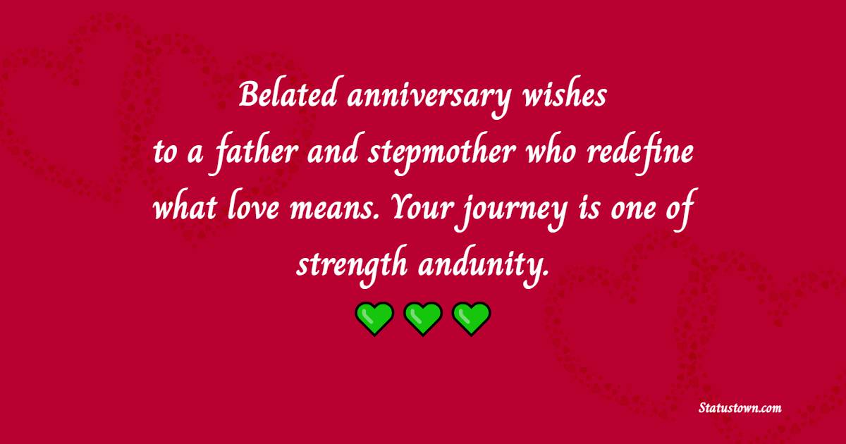 Belated Anniversary Wishes for Dad