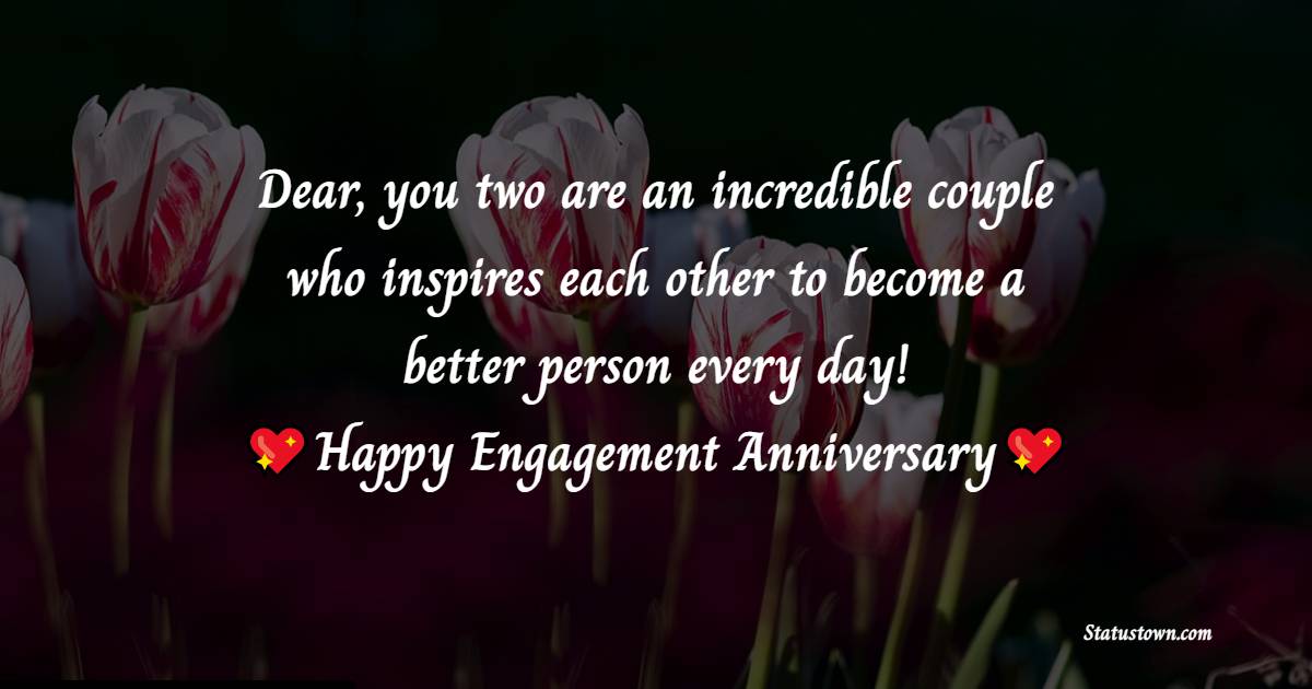 Sweet Engagement Anniversary Wishes
