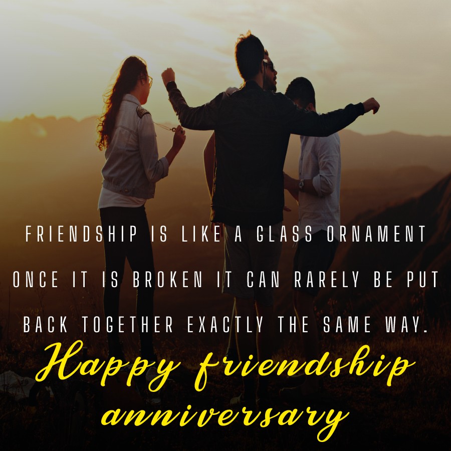Friendship Anniversary Wishes Images