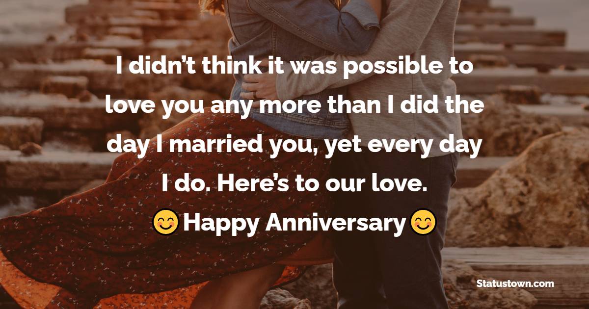 Unique marriage anniversary wishes