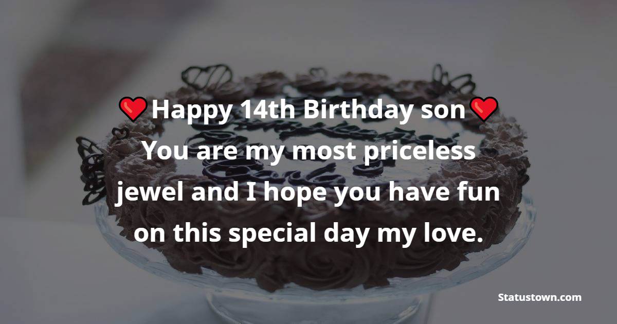 Emotional 14th Birthday Wishes