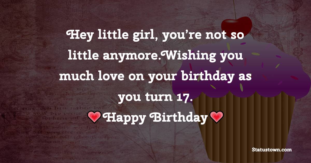 Simple 17th Birthday Wishes