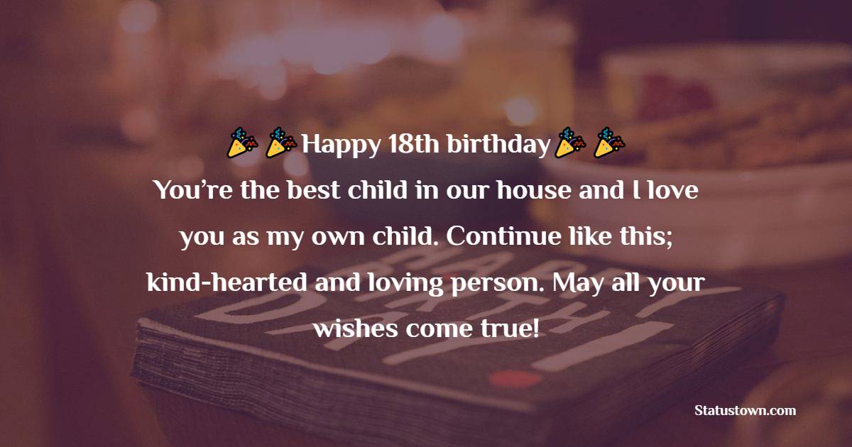 18th Birthday Wishes 