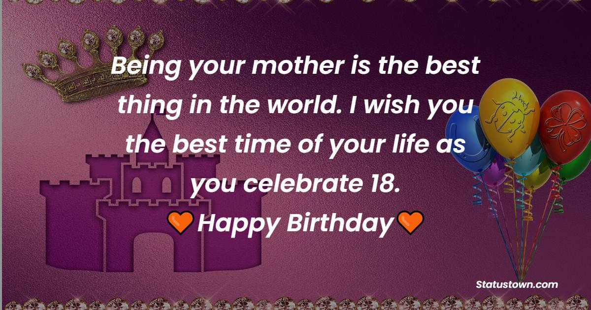 Beautiful 18th Birthday Wishes for Daughter