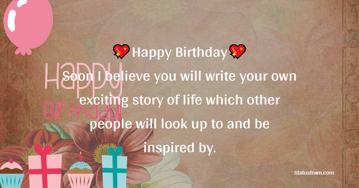 Nice 19th Birthday Wishes