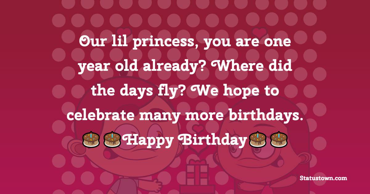 latest 1st Birthday Wishes 