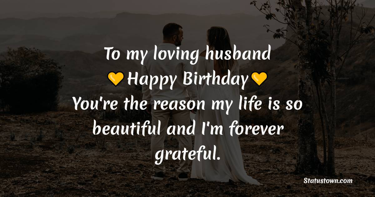 latest 2 Line Birthday Wishes for Husband
