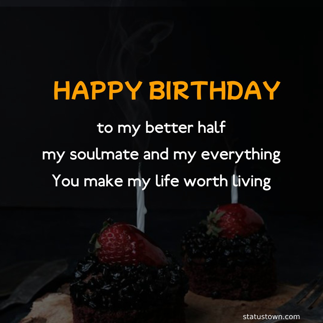 Best 2 Line Birthday Wishes for Husband