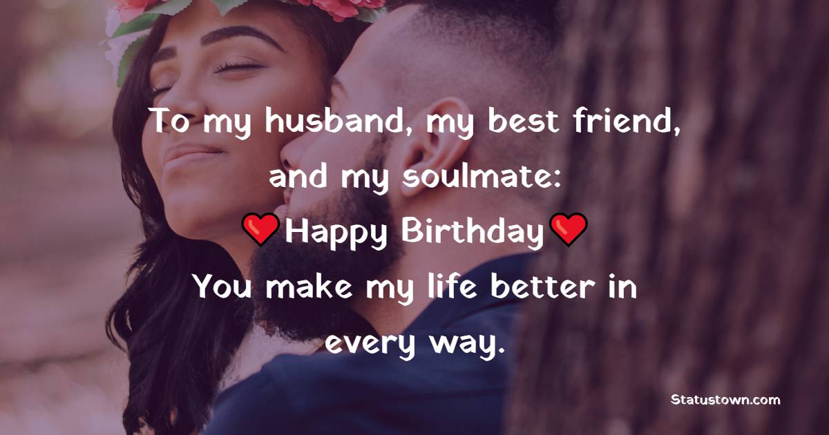 2 Line Birthday Quotes for Husband