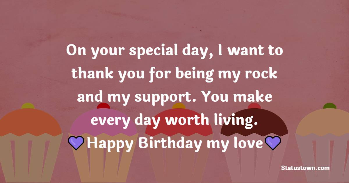 2 Line Birthday Wishes for Husband