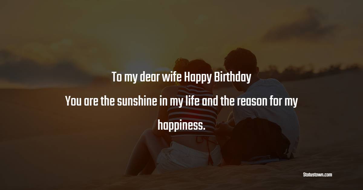 2 Line Birthday Quotes for Wife