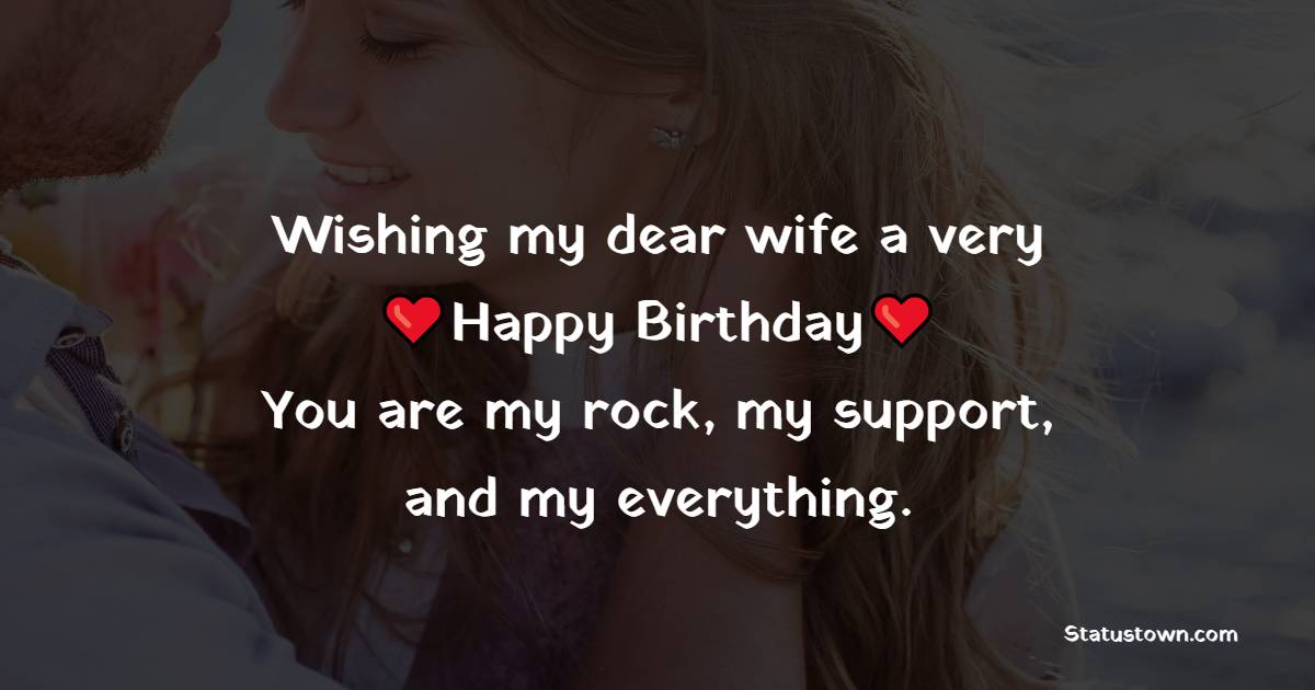 meaningful 2 Line Birthday Wishes for Wife