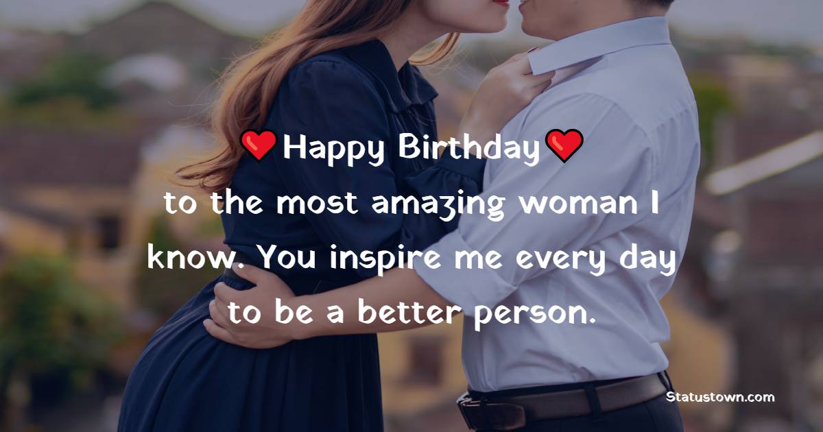 Sweet 2 Line Birthday Wishes for Wife