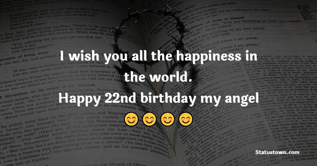 22nd Birthday Wishes for Boyfriend