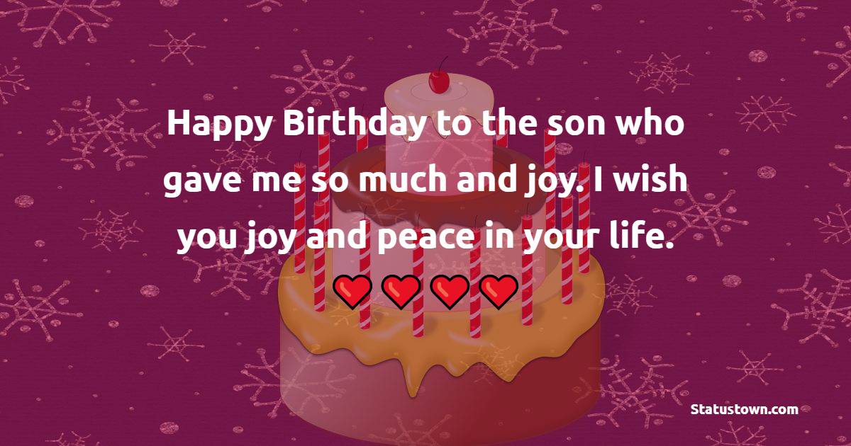 latest 22nd Birthday Wishes for Son