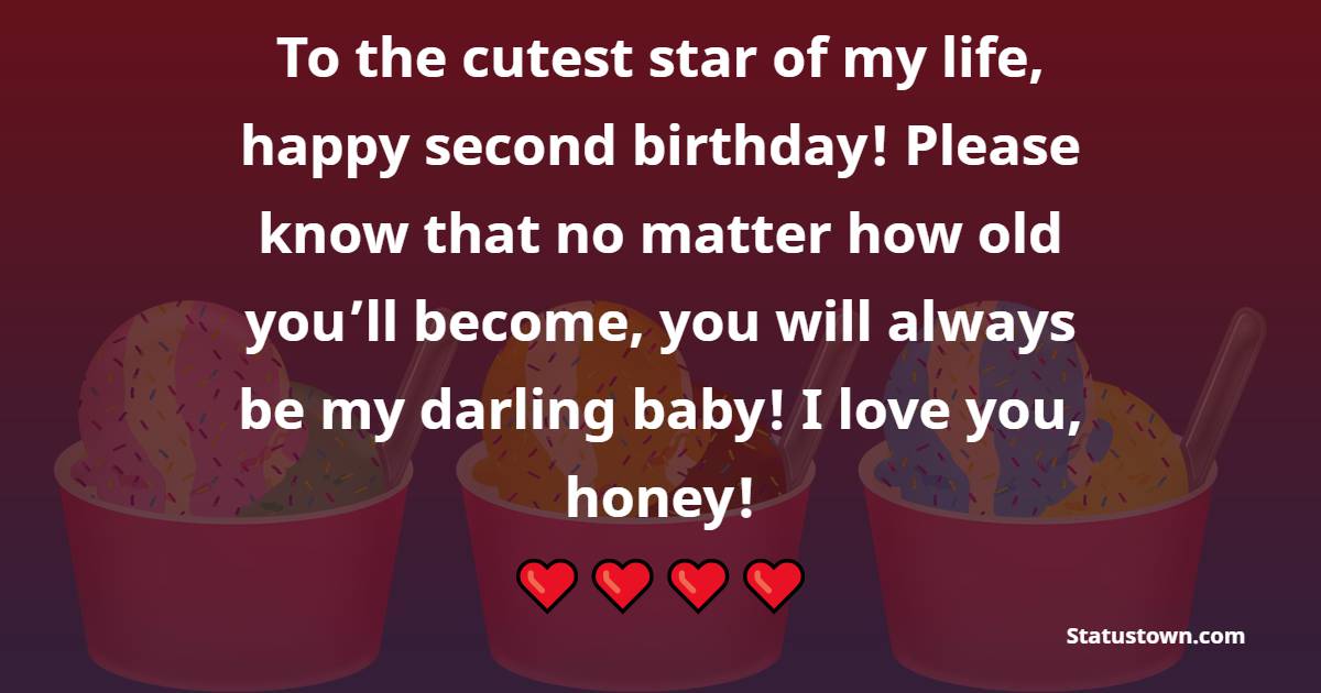 2nd Birthday Wishes for Baby Boy
