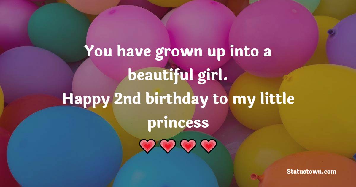 Amazing 2nd Birthday Wishes for Baby Girl