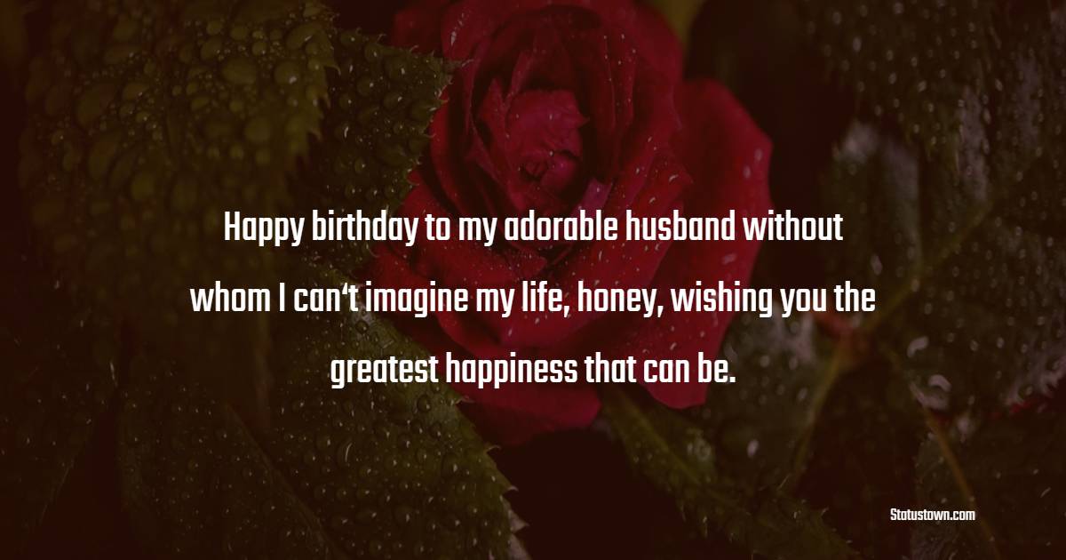30th Birthday Text for Husband
