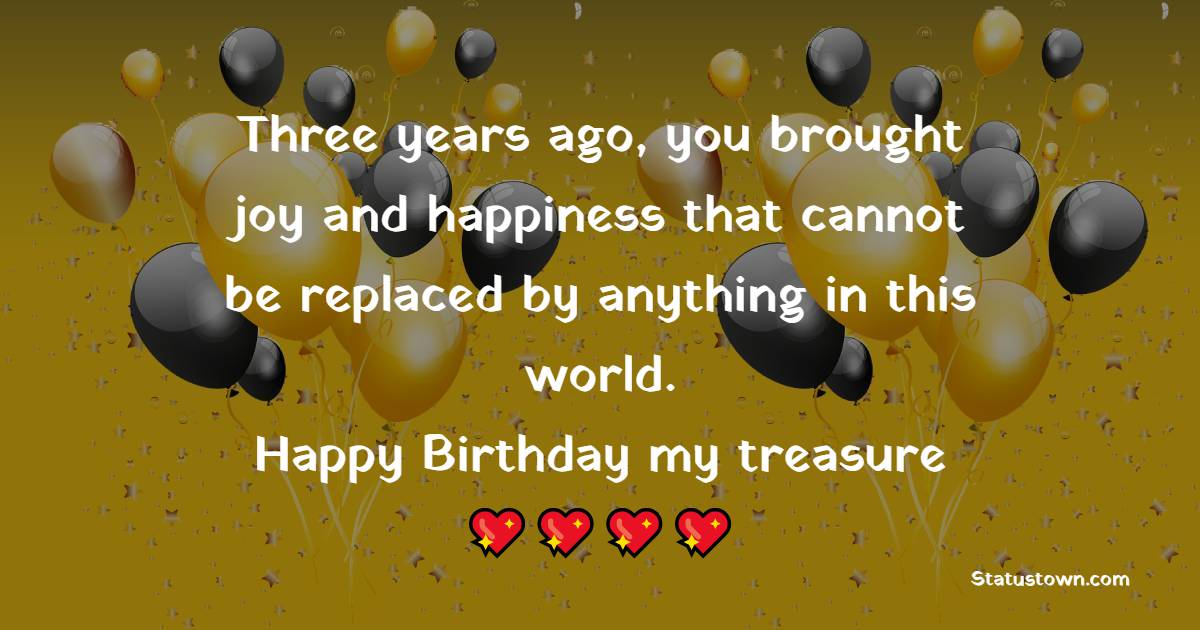 3rd Birthday Wishes