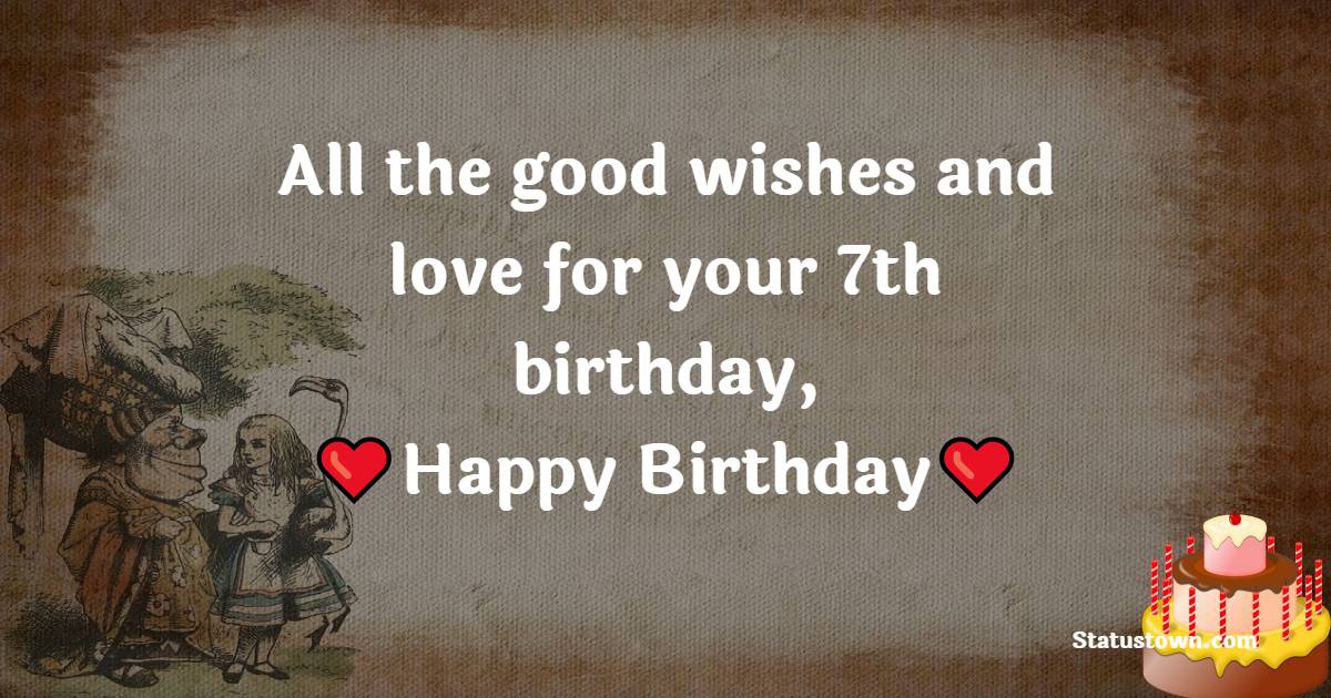 7th Birthday Wishes