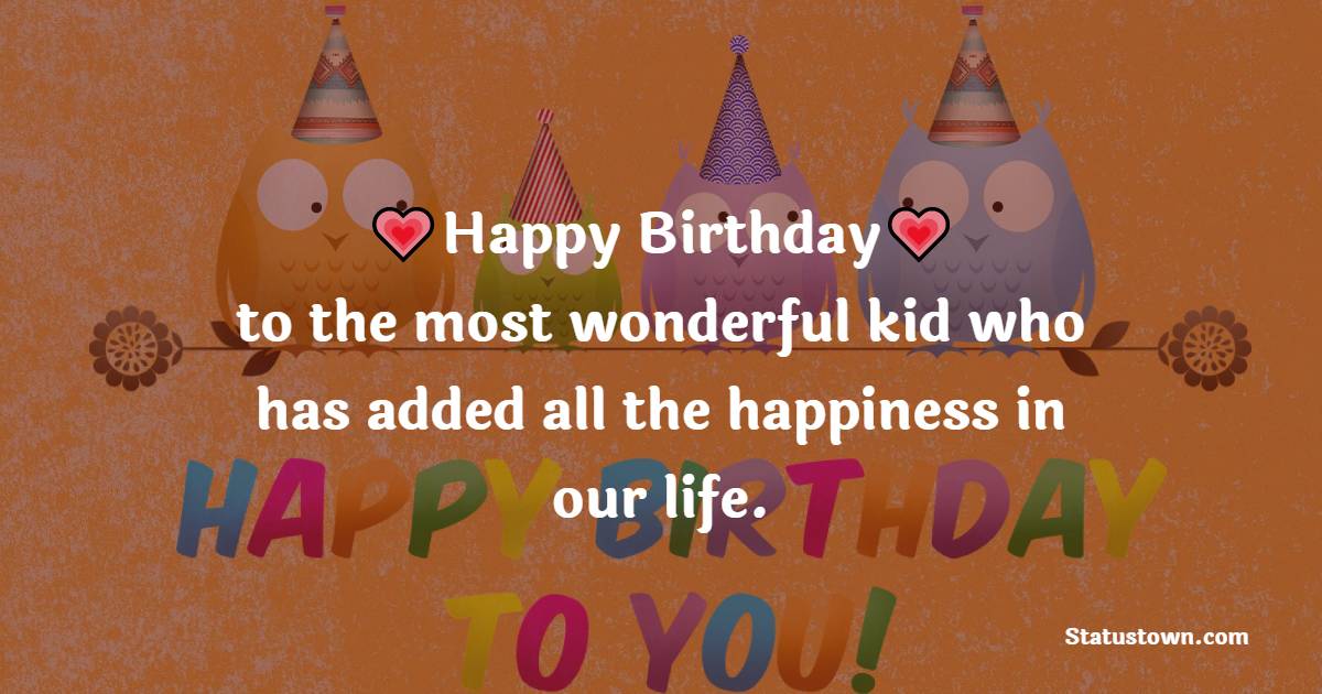 Unique 7th Birthday Wishes