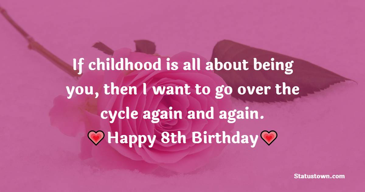 latest 8th Birthday Wishes