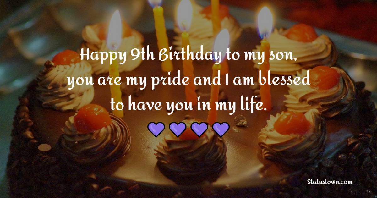 9th Birthday Wishes