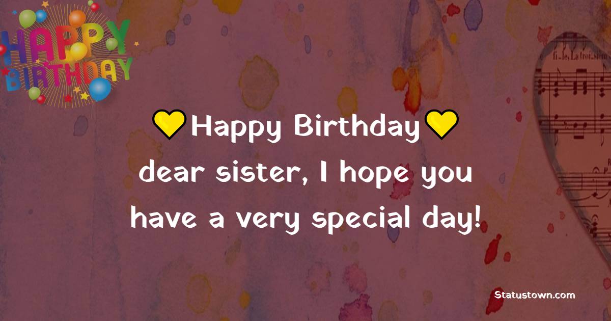 Birthday Blessings for Sister