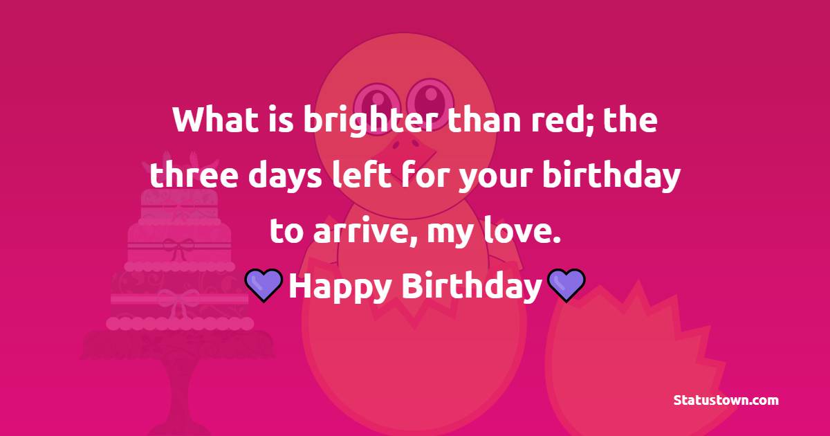 Birthday Countdown Captions For Boyfriend