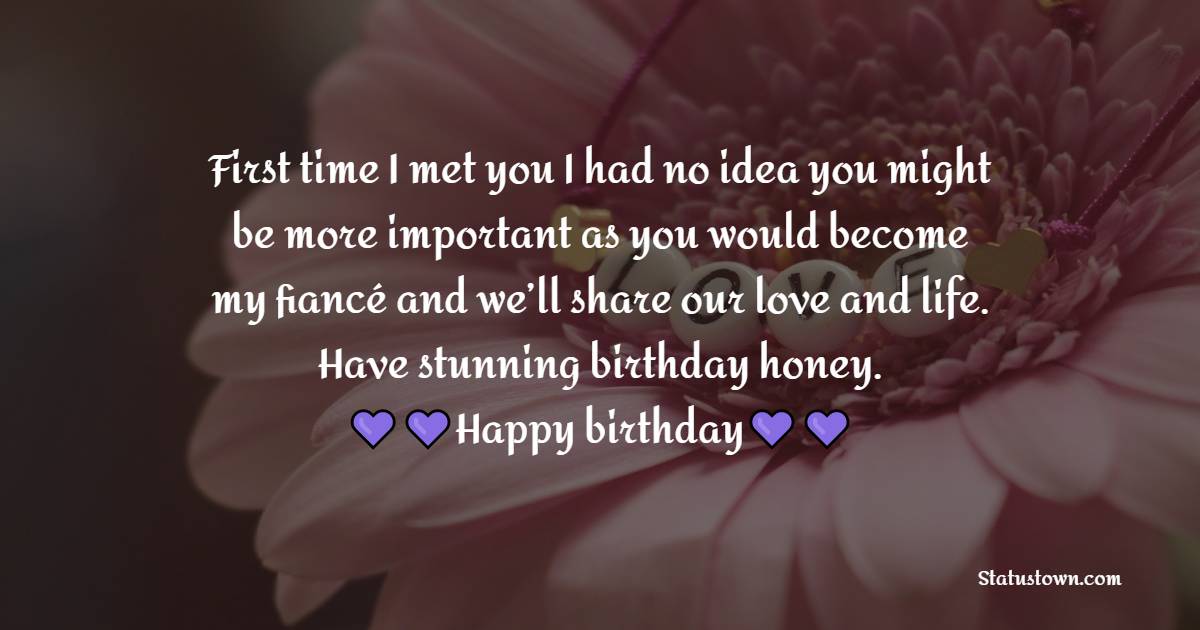 Simple Birthday Wishes For Fiance